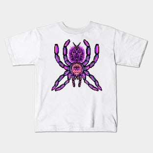 Tarantula Pixel Art 20 Kids T-Shirt